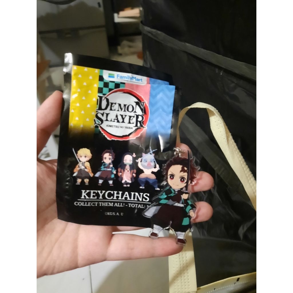 พวงกุญแจ Family Mart ดาบพิฆาตอสูร Tanjiro Kamado