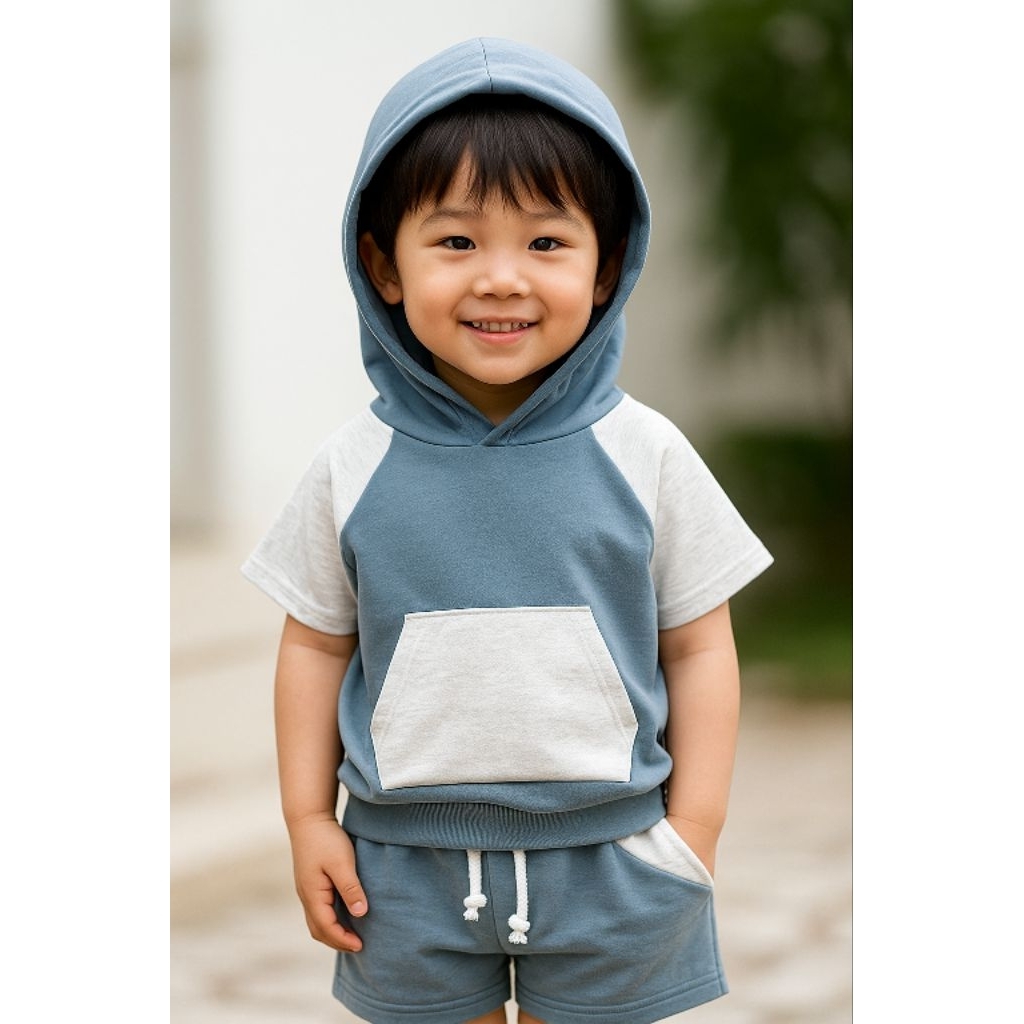 CHERYSTORE88 HARLEY KJ HOODIE KIDS SET / LATEST HODIE SET