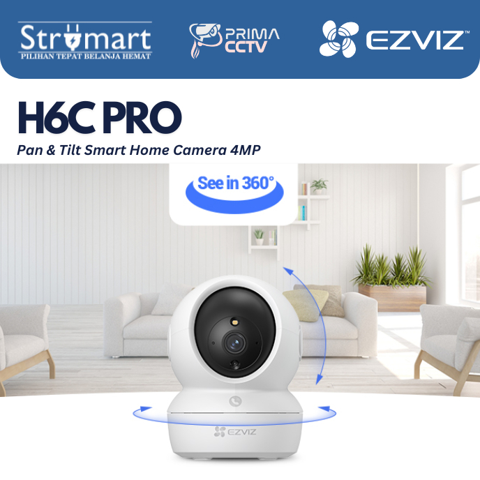 กล้องวงจรปิด EZVIZ H6C PRO 4MP