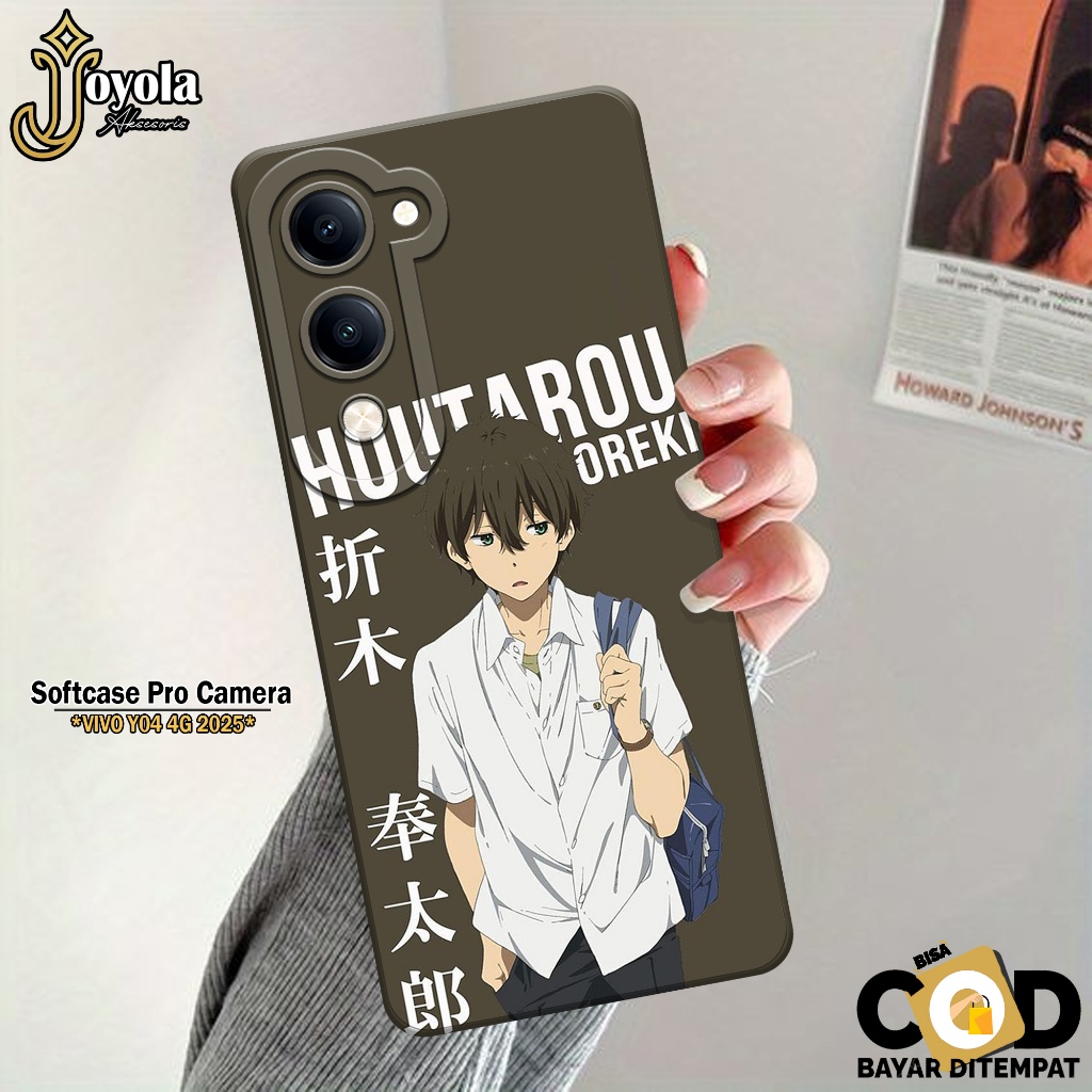 JOYOLA Case Vivo Y04 4G 2025 ล่าสุด - เคสแฟชั่น Anime - Softcase Vivo Y04 4G - Pro Camera - Casing V