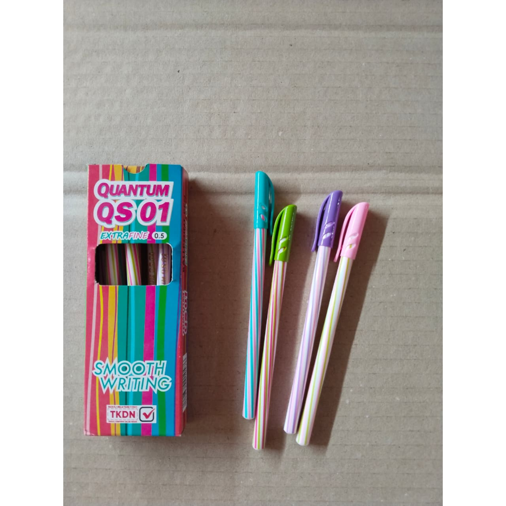 QUANTUM QS 01 BALLPOINT 1 PACK [12 ชิ้น]