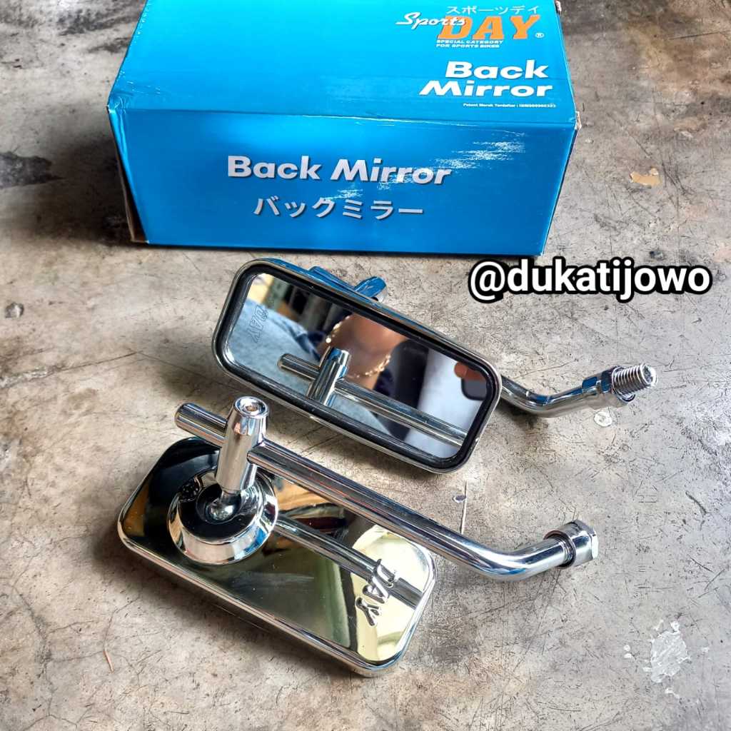 Honda Pnp CB GL Retro Daytona Chrome กระจกมองข้างมอเตอร์ไซค์ขนาดเล็ก
