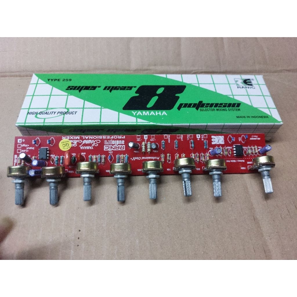 Yamaha 8 Potentiometer Mic Amplifier Mixer Pre-amp Kit