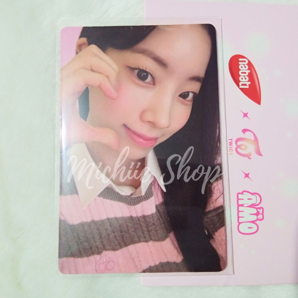 Dahyun Twice x Nabati Strawberry Photocard | ภาพนาบาติ x Twice x Amo OFC