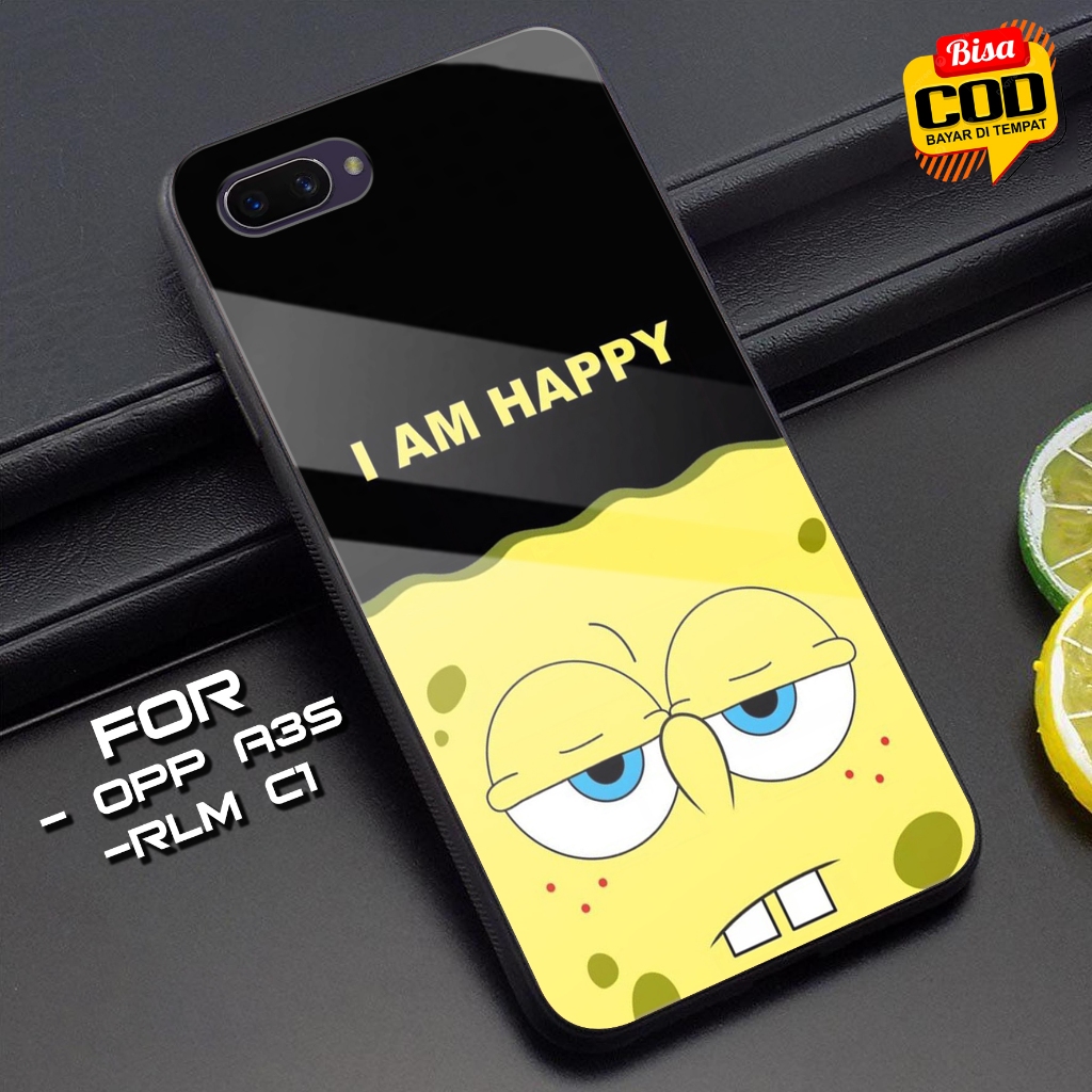 เคส HP OPPO A3S / REALMI C1 - STORE CASE (PAPER 2) - 2D Premium Glossy - Glossy Softcase - เคสโทรศัพ