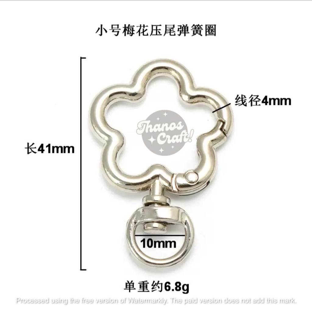 FLOWER BAG HOOK AND SHRIMP SHRIMP ON - OFF (OPEN - CLOSE) PREMIUM /PCS