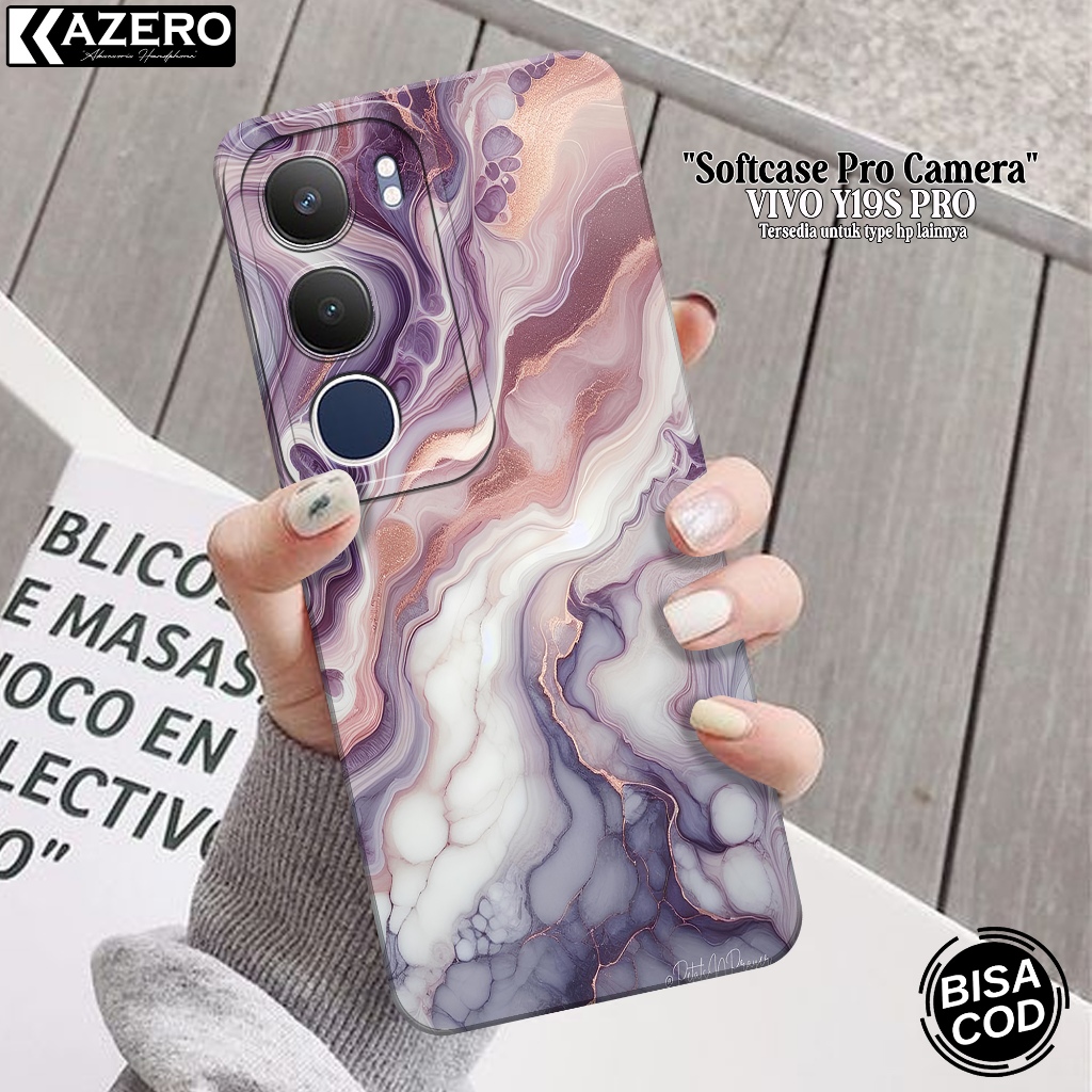 KAZERO - เคสโทรศัพท์ VIVO Y19S PRO - เคสแฟชั่นนามธรรม - กล้อง Pro - VIVO Y19S PRO Softcase - เคส VIV