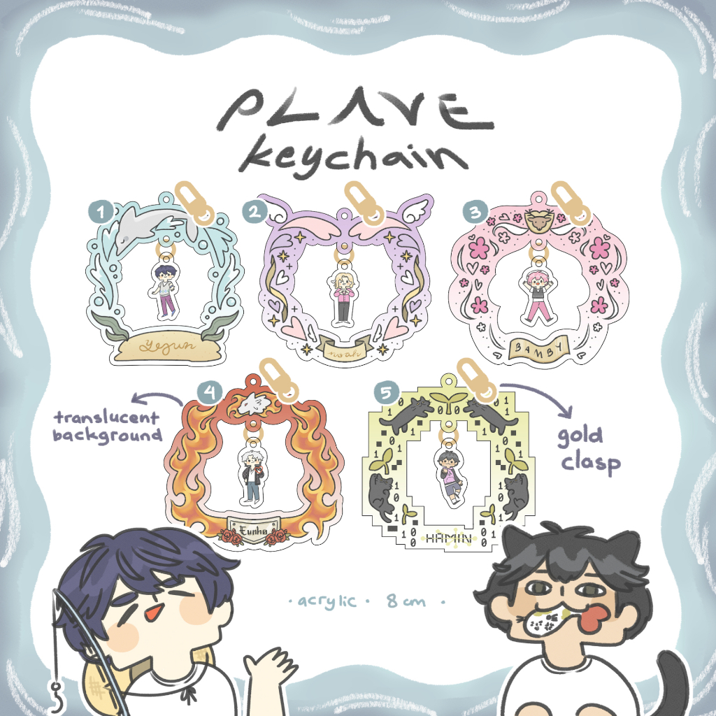 PLAVE Why Link พวงกุญแจอะคริลิค