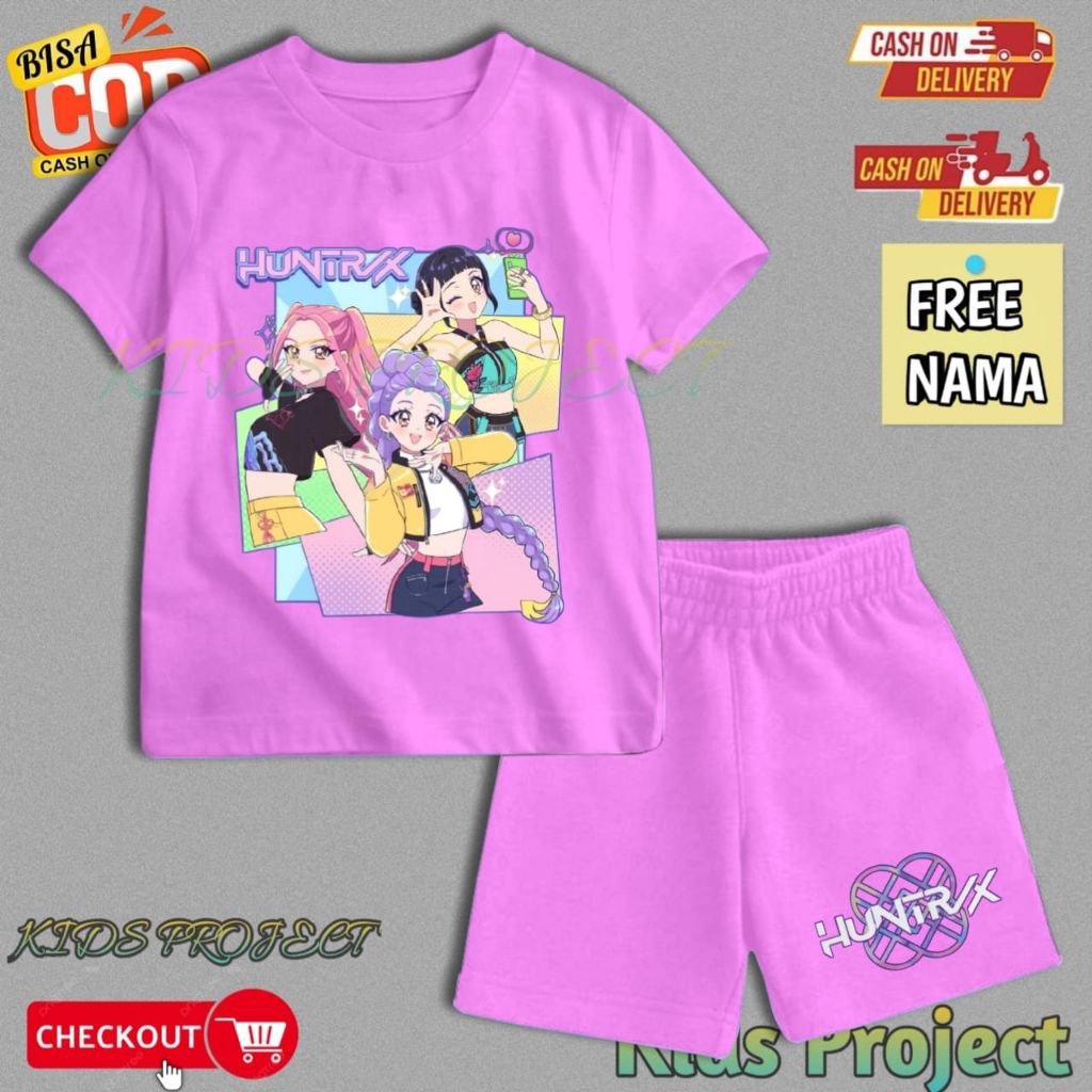 Huntrix Suit Huntrix Kpop Demon Hunter ชุดเด็ก