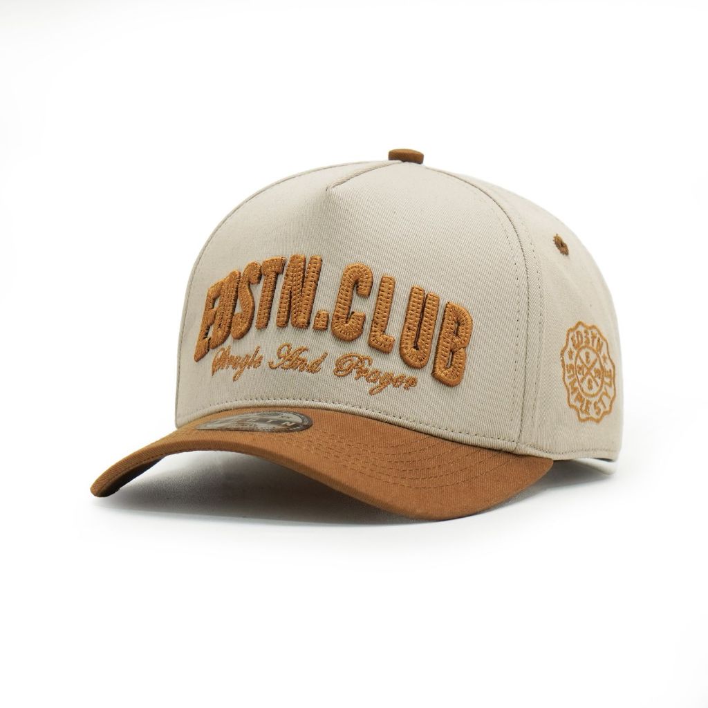 หมวกเบสบอลระดับพรีเมียมสําหรับผู้ชาย Eddostyn MUSTARD ดั้งเดิม