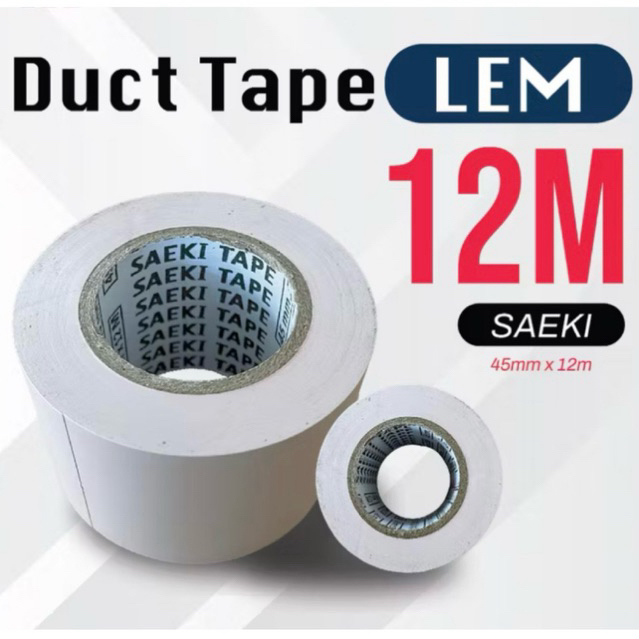 AC GLUE TAPE / DUCK TAPE AC GLUE / AC GLUE INSULATION SAEKI ยี่ห้อ 12 เมตร