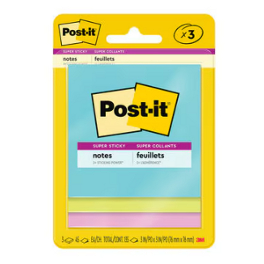 STICK NOTE POSTIT 3321 76x76mm super sticky Note