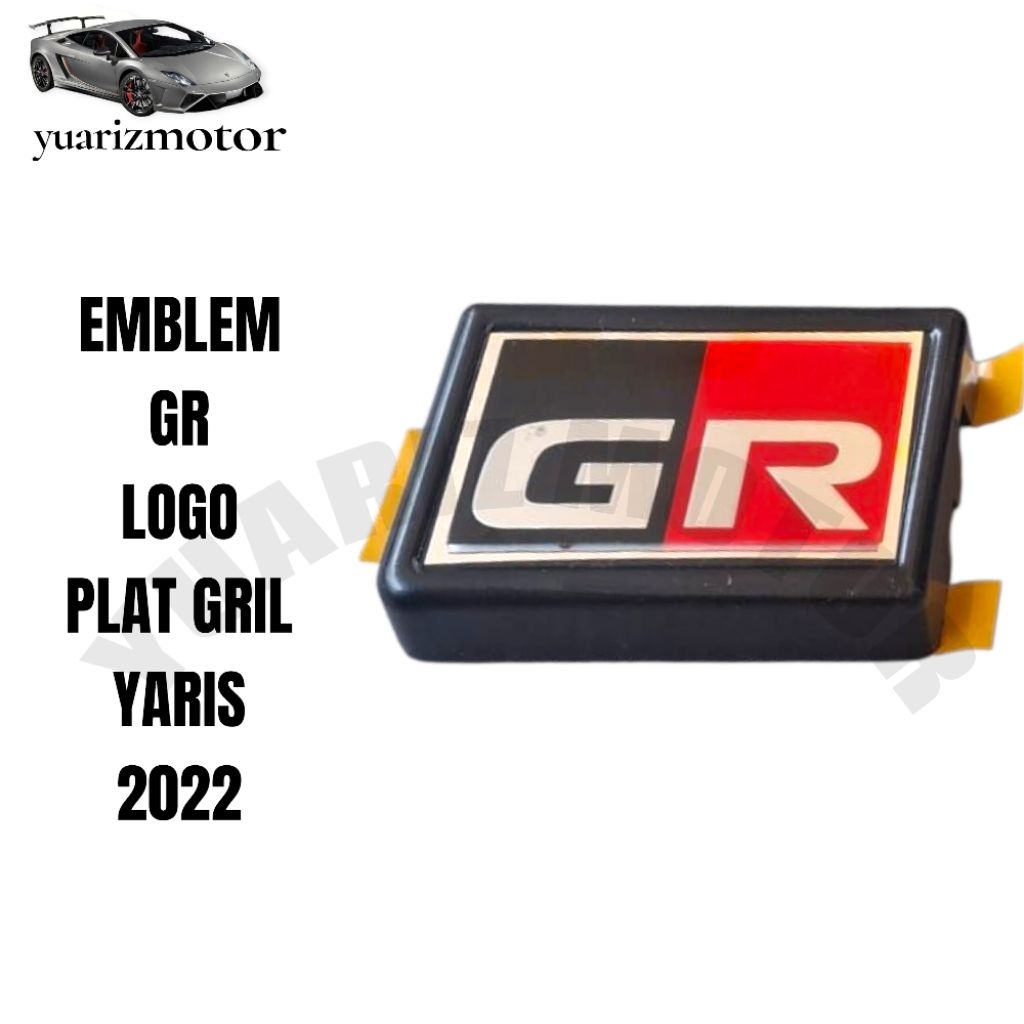 GR YARIS GRILL LOGO ตราสัญลักษณ์สาวหน้า GR Yaris ดั้งเดิม 2022
