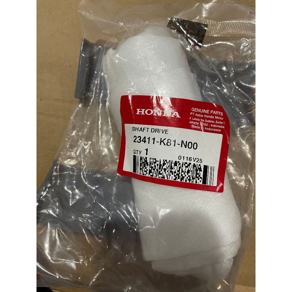 23411 K81 N00 เพลาขับ 18T Honda BeAT eSP (K81)