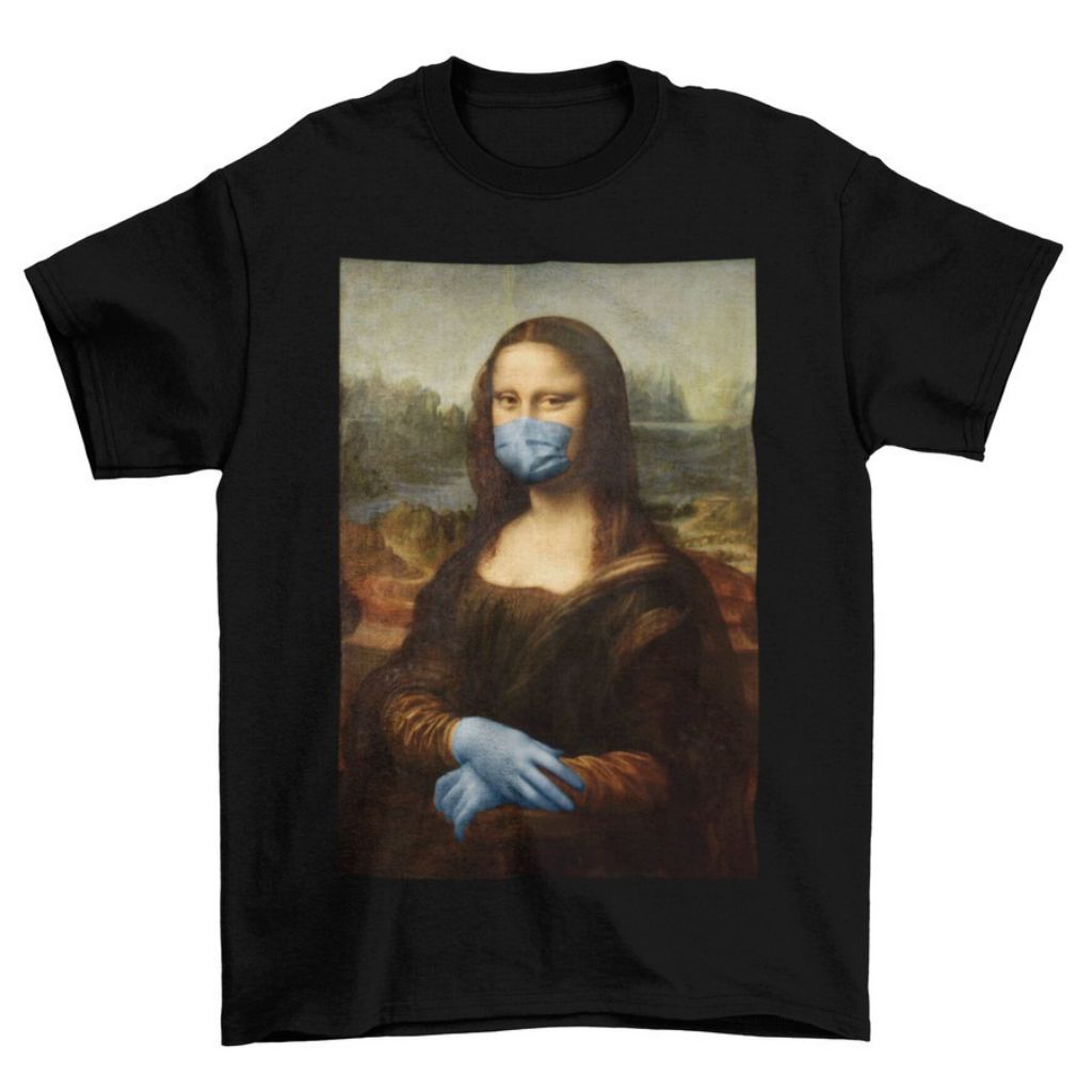 Monalisa Mask T-shirt / Monalisa T-shirt Pre-Women T-shirt