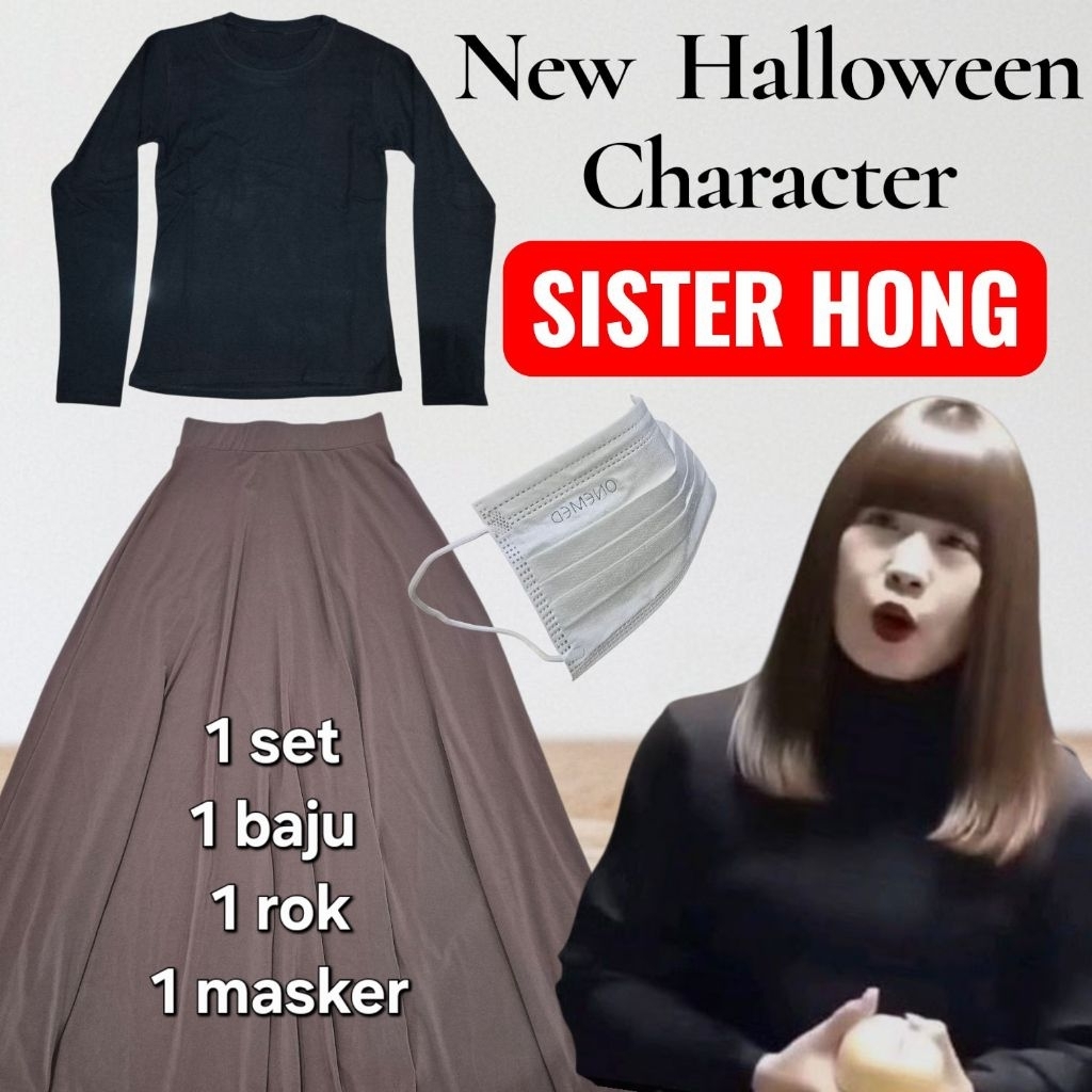 แพ็คเกจ Sister Hong Halloween / character Sister Hong Halloween
