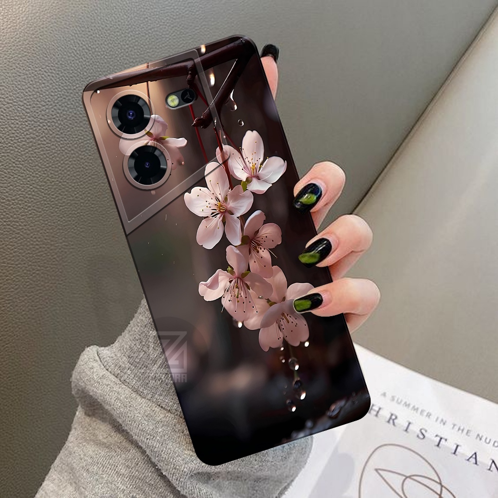 เคส HP Tecno Pova 5 - เคสดอกไม้แฟชั่น - ZELORA - Tecno Pova 5 Softcase - เคส Tecno Pova 5 - เคส Tecn