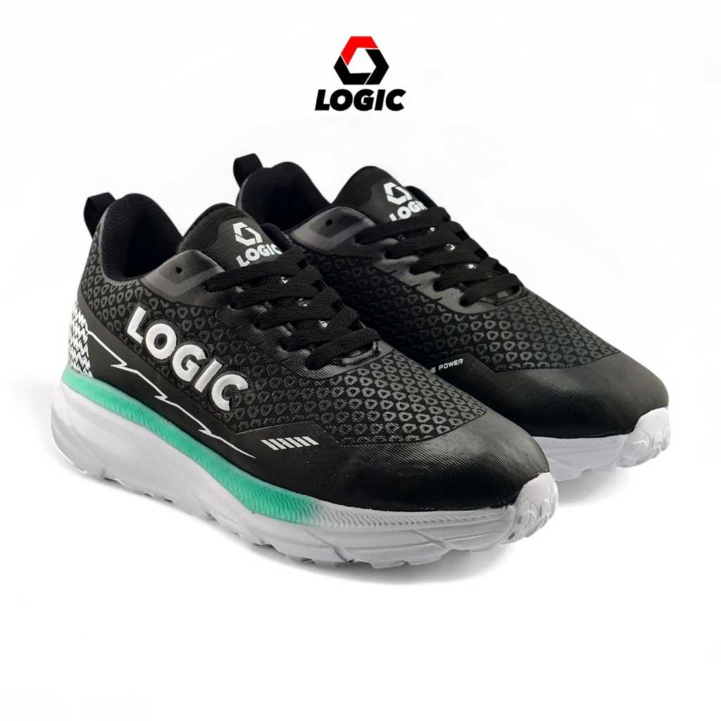 Logic - รองเท้ากีฬาผู้ชาย Klassy Sport Black Tosca