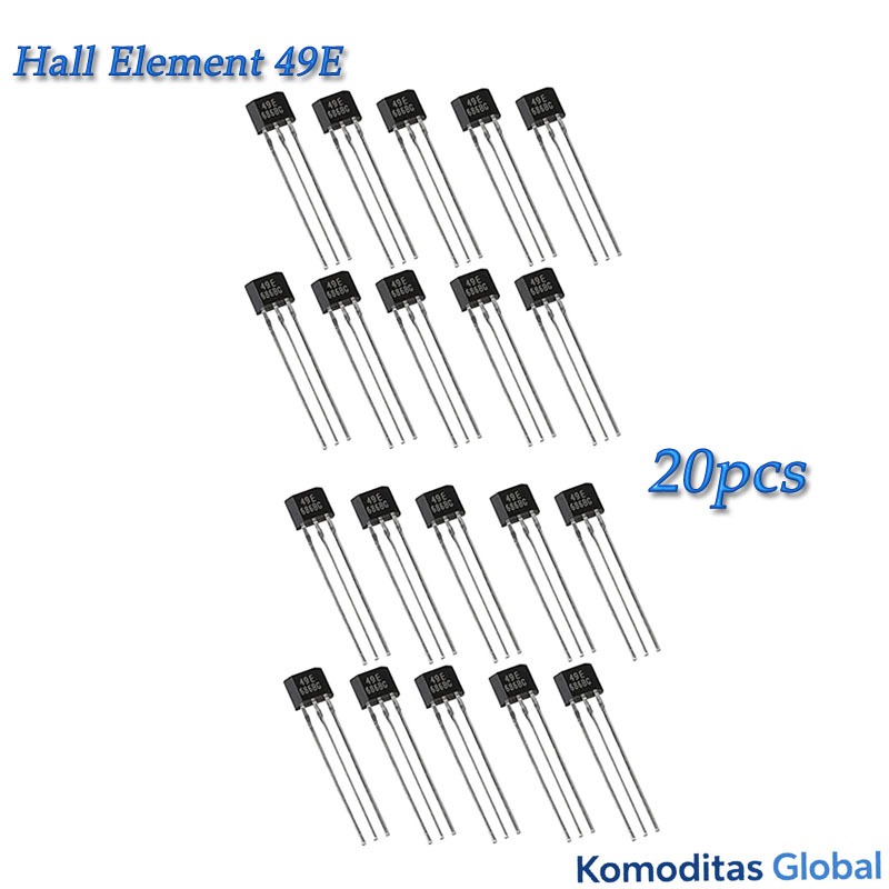 20 ชิ้น Hall Element 49E (OH49E/SS49E/AH49E) TO-92S: Hall Effect Sensor สําหรับจักรยานไฟฟ้า