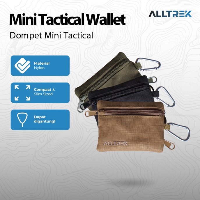 CODE F32Q ALLTREK Tactical Mini Wallet Wallet Pouch EDC Multifunctional Outdoor Sports Bag