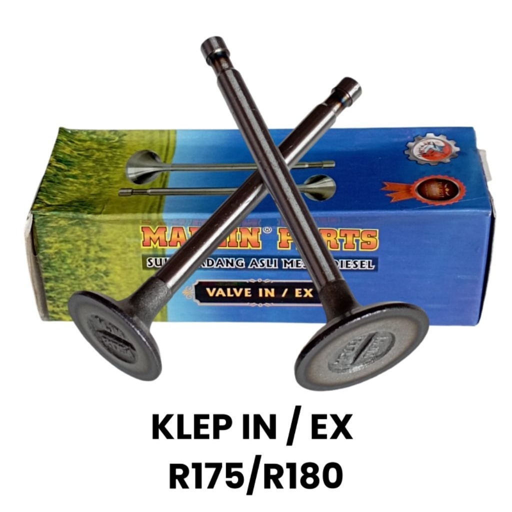 วาล์วใน ex Valve R175 R180 7pk 8pk ยี่ห้อ Marlin