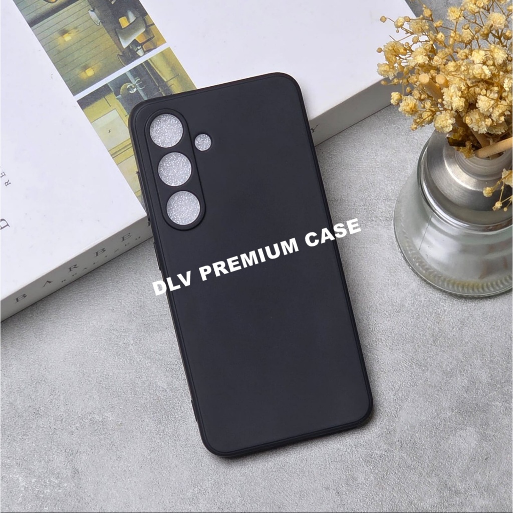 SAMSUNG S25 SAMSUNG S25 PLUS SAMSUNG S25 ULTRA MACAROON BLACK PREMIUM SOFT CASE สีดํา SAMSUNG S25 SA