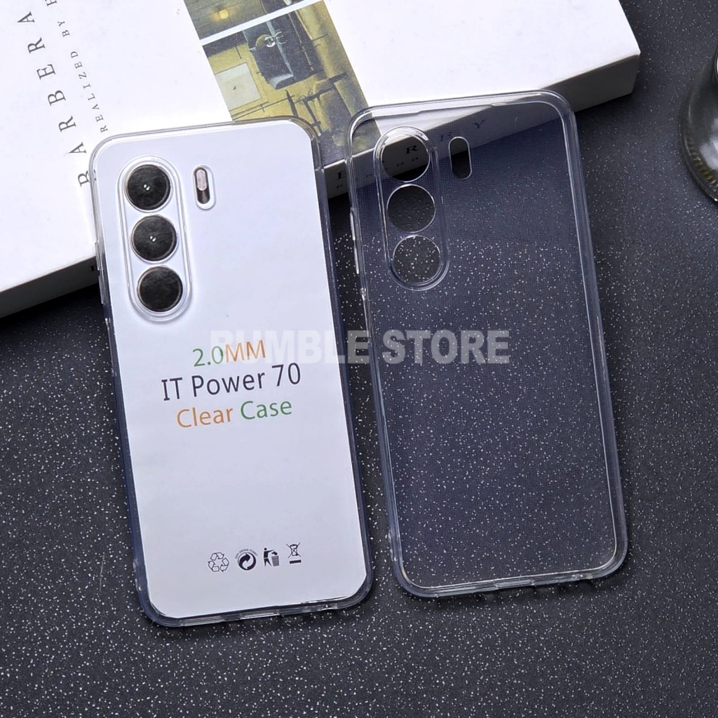 Bumble - Itel Power 70 Itel P70 Softcase Clear Case Bening 2.0mm Case Itel Power 70 Itel P70
