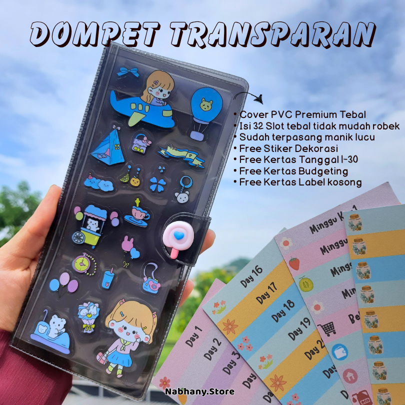 FINANCIAL DISCIPLINE WALLET MONTHLY MANAGEMENT / SMART WALLET PREMIUM PVC 32 ช่อง