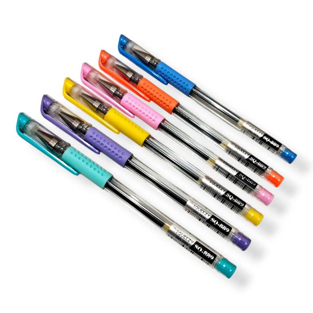 AS888 - ปากกาเจล / หมึกปากกาเจล Macaron 0.5 มม. เนื้อหาหมึกสีดํา 1 ชิ้น