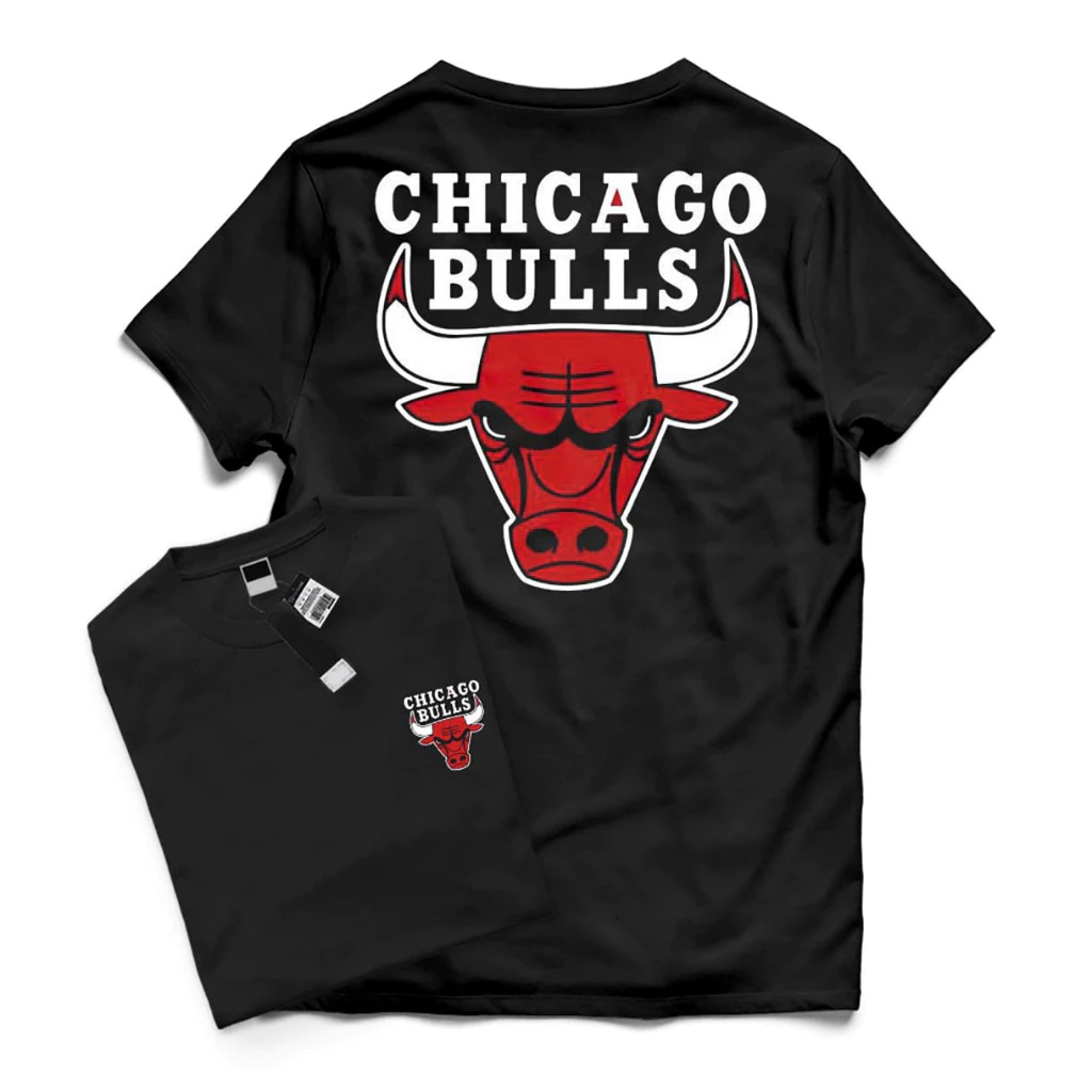 Kbmn.Olshop - CHICAGO BULLS BASKETBALL NBA CLOTHING T-SHIRTS วัสดุ 24S