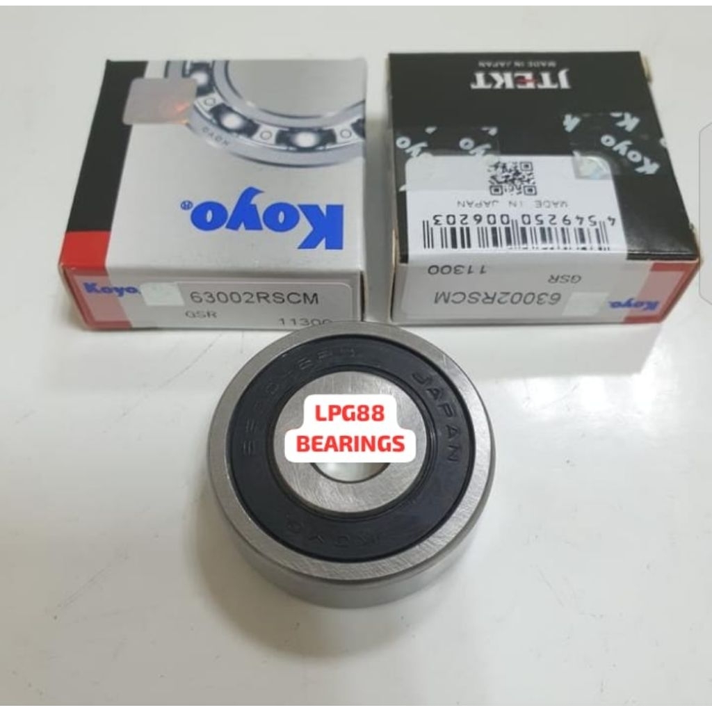 BEARING 6300 2RS KOYO หมวกยาง 63002RS