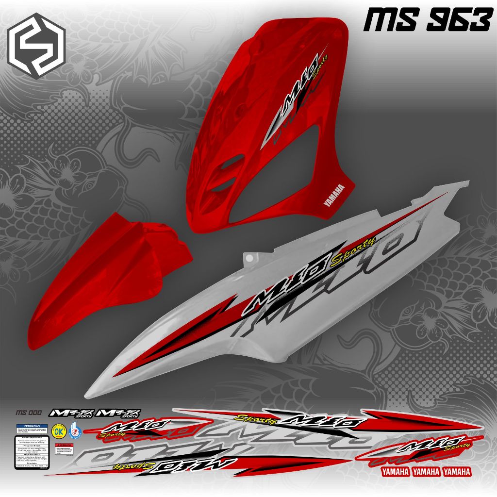 STRIPING MIO SPORTY mio smile graphic variation thailand MS 962 / MS 973