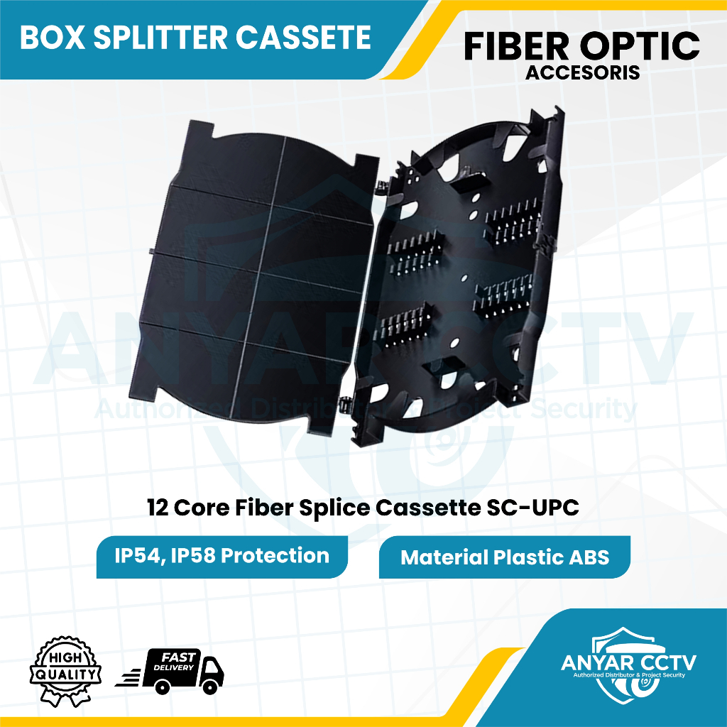 CASSETE 12 CORE CASSETTE 12 CORE SPLICE TRAY 12 CORE FIBER OPTIC