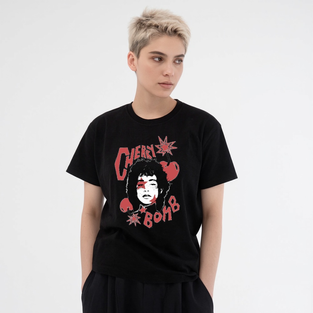 Tees Goods Streetwear - เสื้อเชิ้ตสีขาวดีไซน์ระเบิดเชอร์รี่สําหรับสตรีทของคุณ