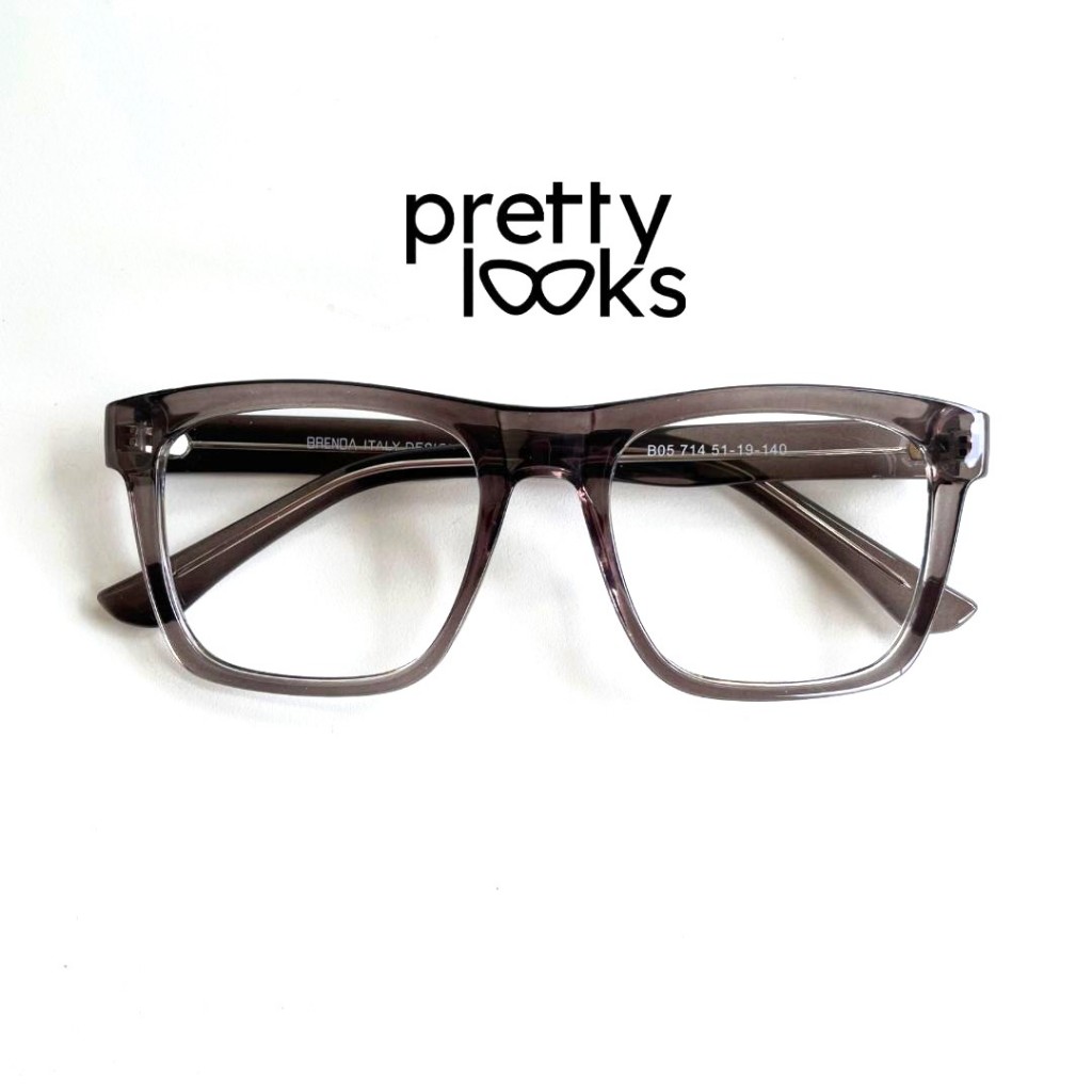 กรอบแว่นตา NATHAN PREMIUM - เลนส์ออปติคอลมาตรฐานขอ - Minus/Cyl/Normal - BRENDA-B05-714