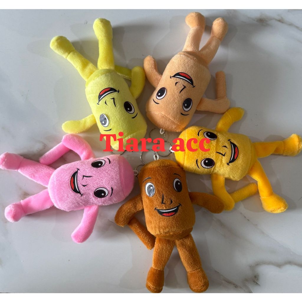 GANTUNGAN Tung Tung Sahur พวงกุญแจตุ๊กตา 18 ซม. - พวงกุญแจตุ๊กตา Tung Tung Sahur Anomali