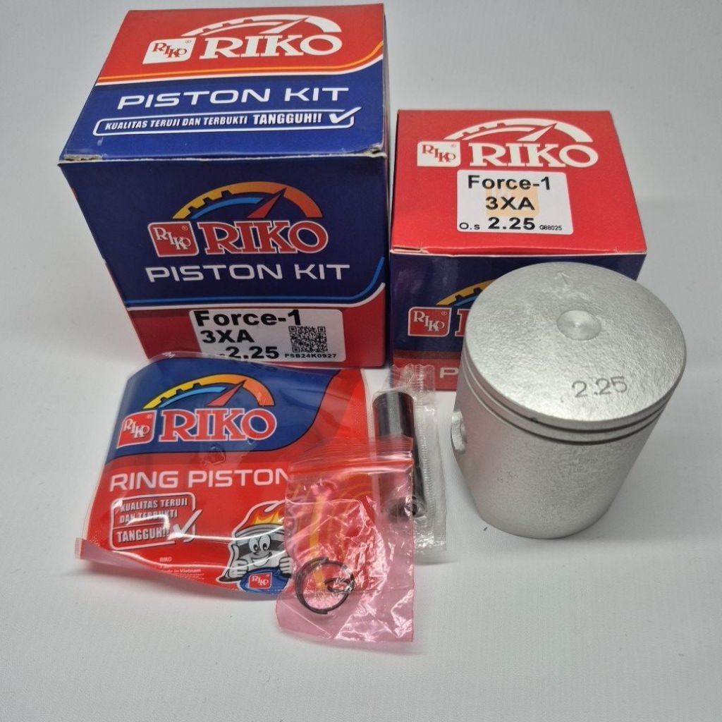 PISTON KIT FORCE-1 3XA O/S 2.25 ต้นฉบับ RIKO