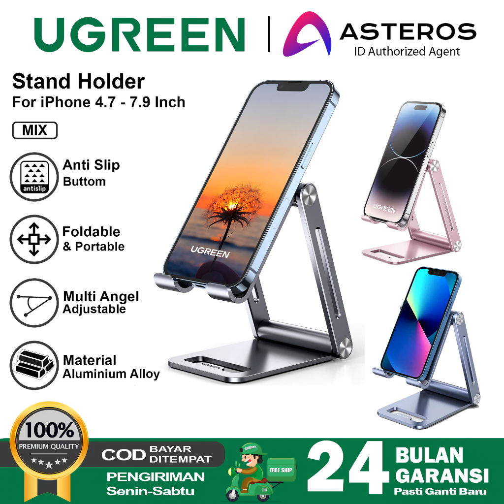 DZL - UGREEN Portable Stand Holder HP Tablet Table Original Official Store Content Creator Live