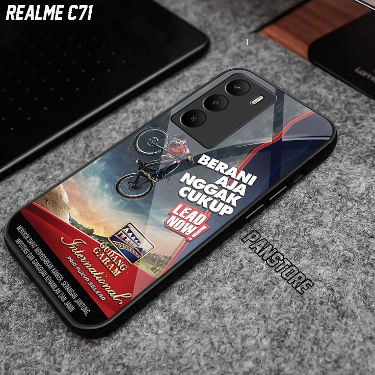 Softcase Glossy Glass Realme C71 เคสโทรศัพท์มือถือ HP อุปกรณ์เสริม Realme C71 Panstore เคสโทรศัพท์มื