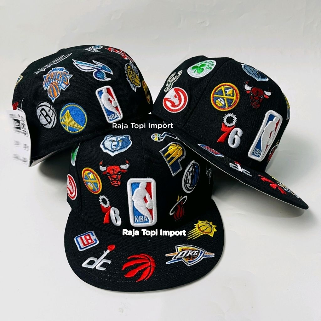 BUILD UP ALL LOGO FULL EMBROIDERY SUPER AA+ IMPORT - หมวก SNAPBACK นําเข้า ขนาด 7 1/2