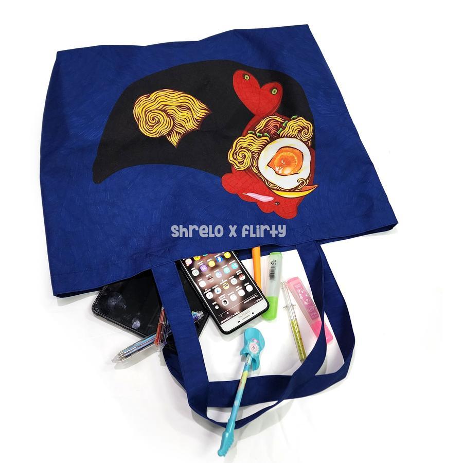 ถุงซักผ้า Tote Bag Simple Folding Large Saving Picnic Market IGORone bowl Shrelo Chicken Design Cost