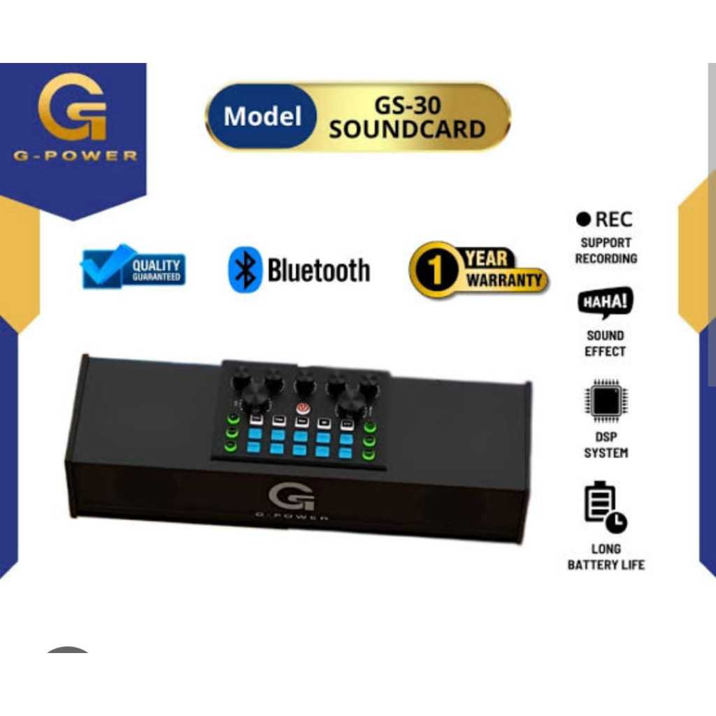 GPOWER GS-30 SUPER BIG BASS การ์ดเสียง + ลําโพงเสียง