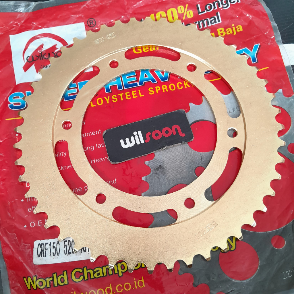 เกียร์ / สเตอร์หลัง / สเตอร์หลัง Honda CRF 150 Gold 520-48T Wilwood