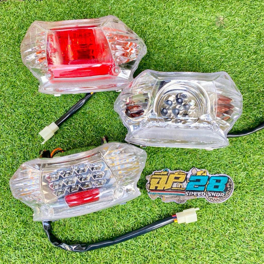 REAR STOPLAMP MIO SPORTY 5TL AND MIO SMILE - SQUARE LED MODEL - รุ่น ROUND - รุ่นมาตรฐาน (CLEAR AND SMOKE) / REAR STOP LAMP MIO SPORTY และ MIO SMILE - (รุ่นมาตรฐาน)