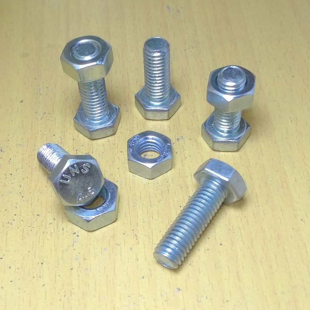 น็อตโบลต์ m8x25 pitch 1.25 น็อตโบลต์ กุญแจ 13