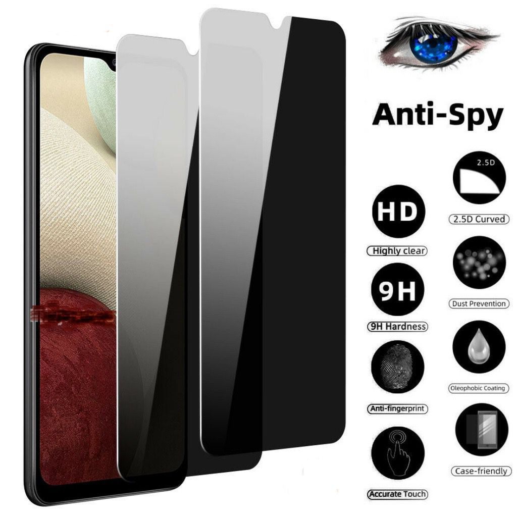 กระจกนิรภัย Anti Spy Poco F7 C3 C31 C50 C51 C55 C61 F2 F2 Pro M2 M2 Pro