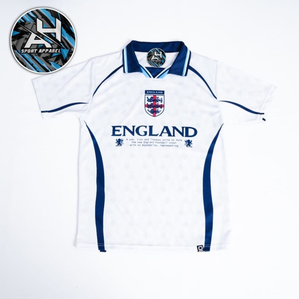 จัดส่งฟรี RETRO ENGLAND JERSEY 1966 COOL VINTAGE FUTSAL JERSEY