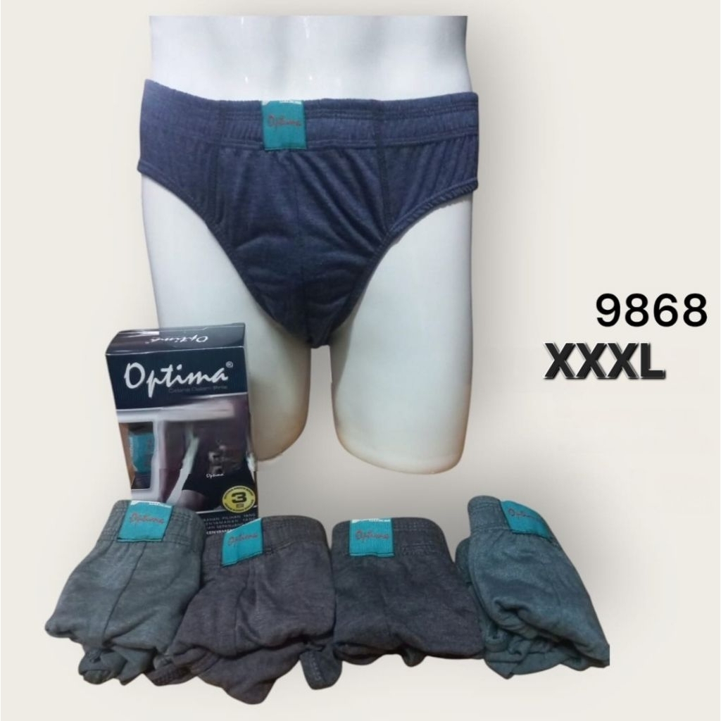 OPTIMA 9868 ชุดชั้นในชาย (3 ชิ้น) XXXL/3L
