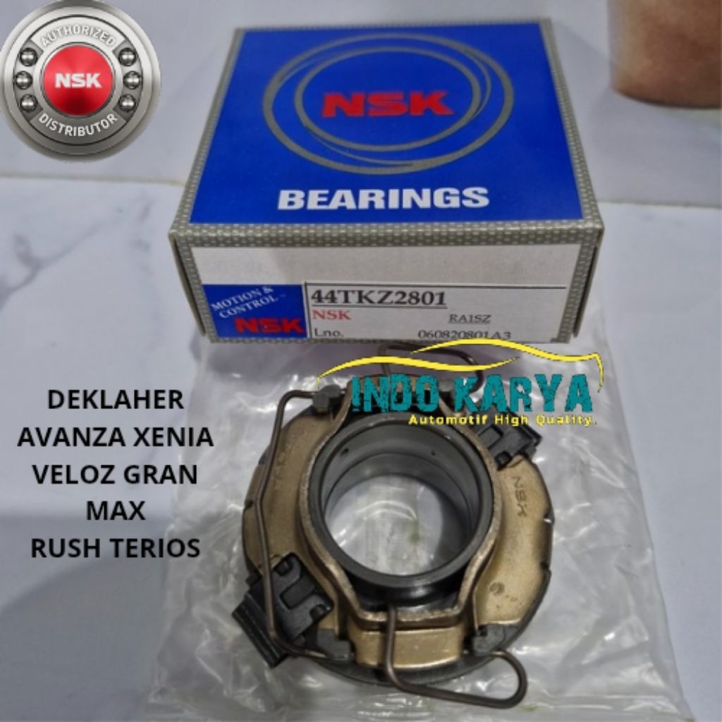 CLUTCH BEARING AVANZA RUSH FENIA VELOZ GRAN MAX TERIOS CALYA AYLA SIGRA NEW AVANZA NSK BRAND
