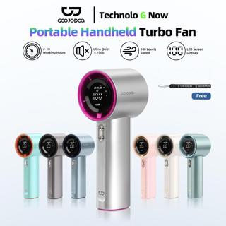 Goojodoq kipas turbo GFS001 100 gear wind hight-speed kipas angin digital display adjustable fan